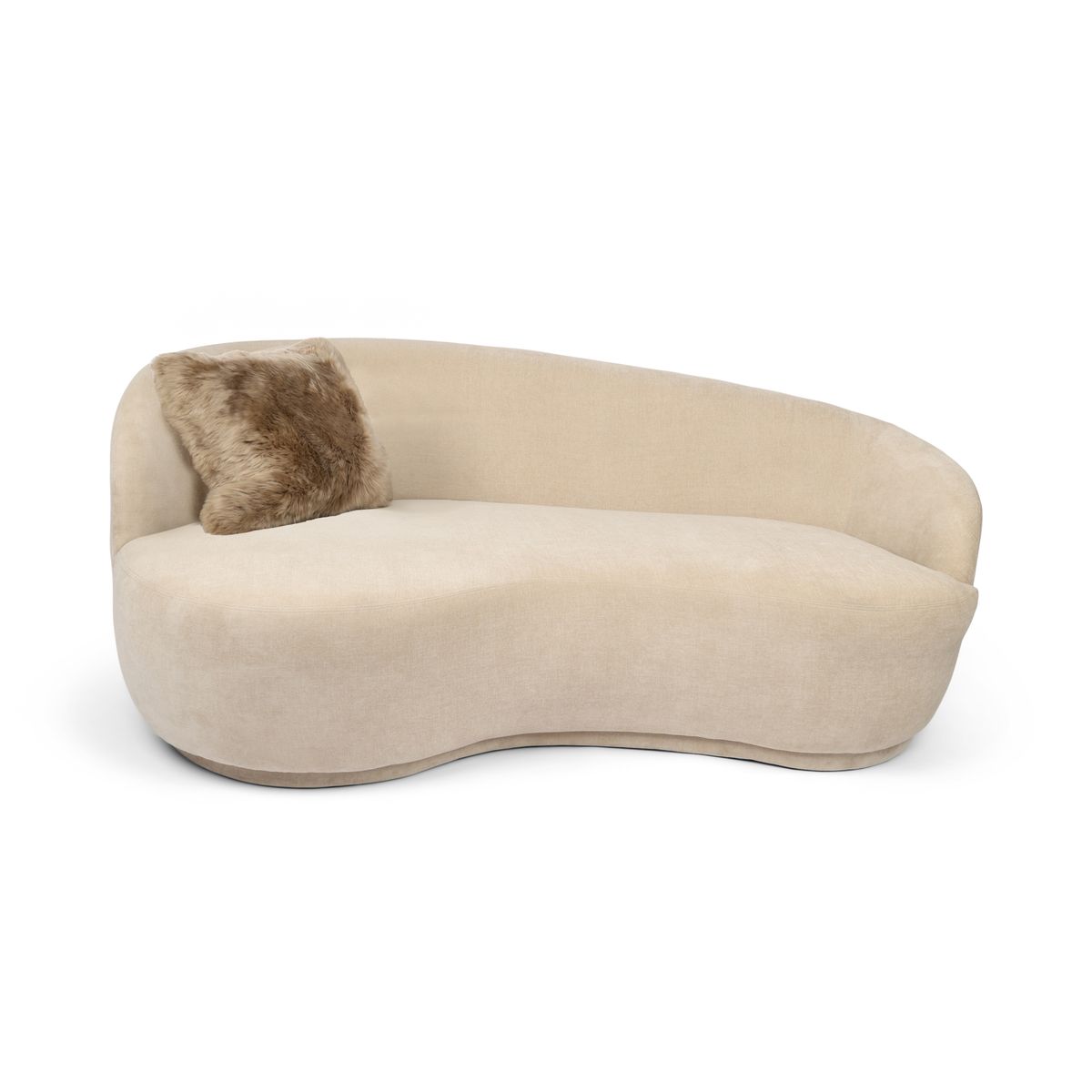 Cushion Cover | Long Wool | New Zealand | 40x40 cm Taupe