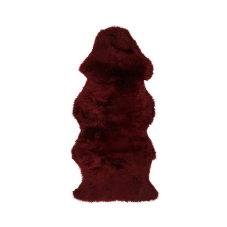 New Zealand Sheepskin | Long Wool | Rug 135 cm Burgundy