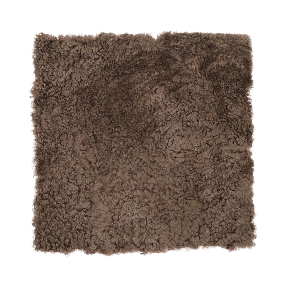 Short Wool Seat Cover | New Zealand | 40x40 cm Mushroom