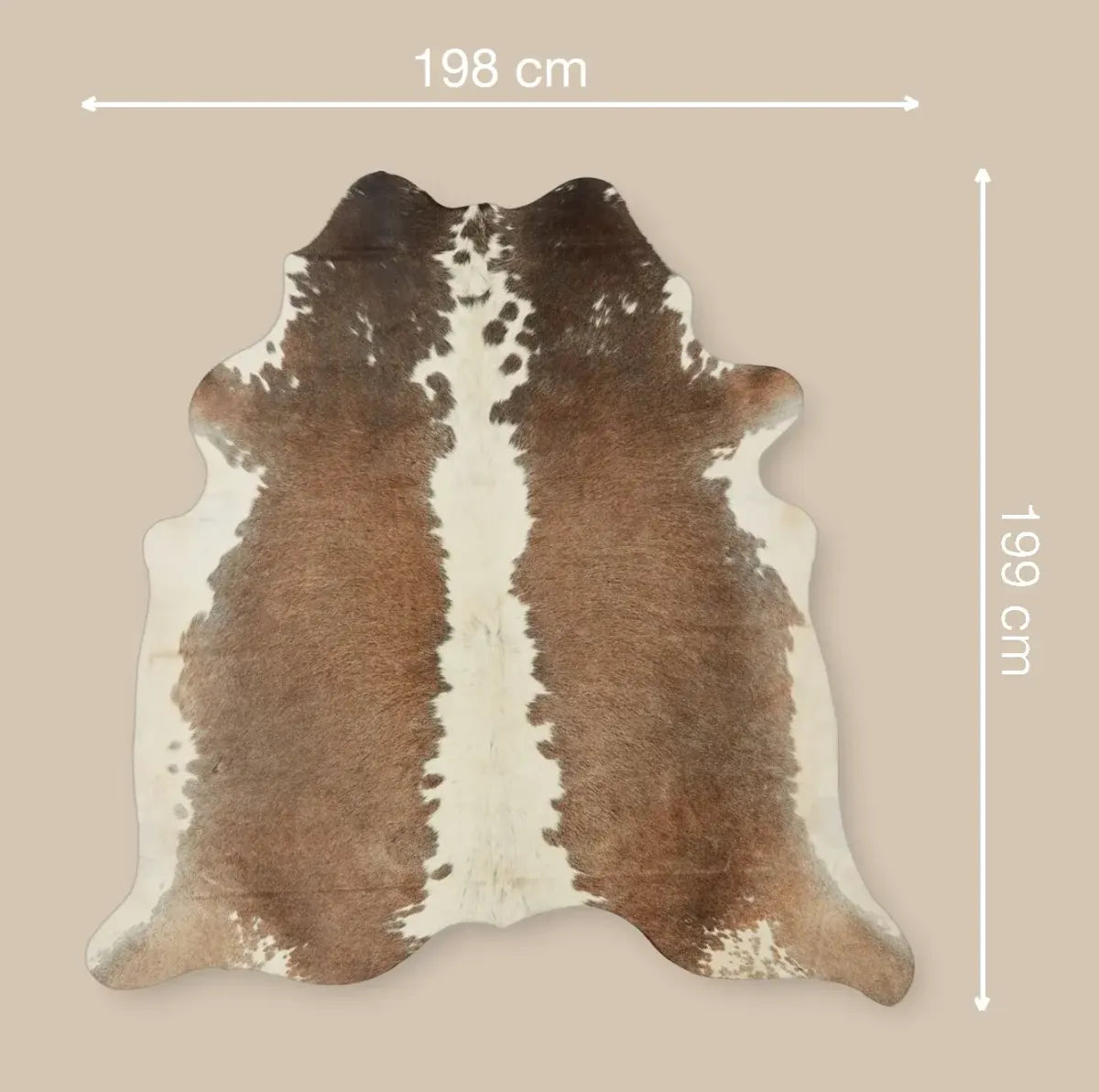 Cow Hide Rug | Grey Beige | 2,6 sqm Grey Beige