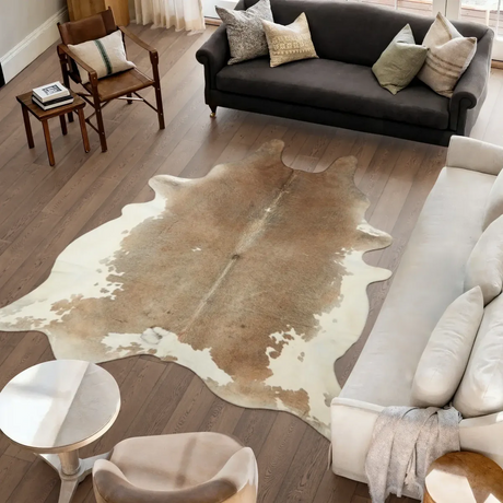 Cow Hide Rug | Grey Beige | 4,22 sqm