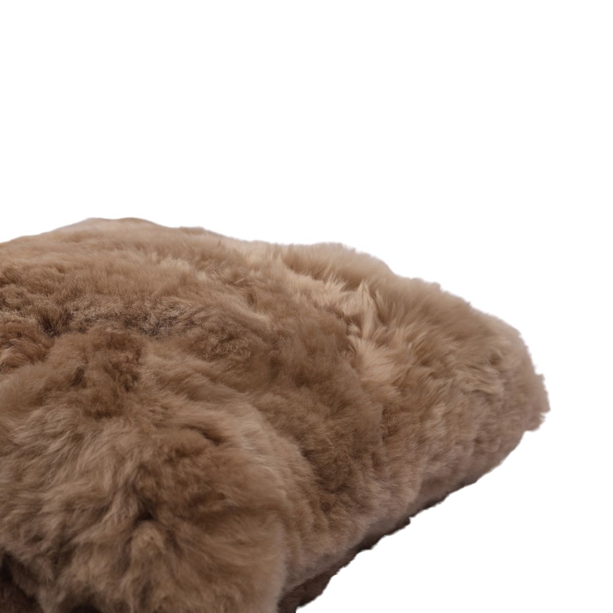 Alpaca Cushion | Doublesided | Short Wool Taupe
