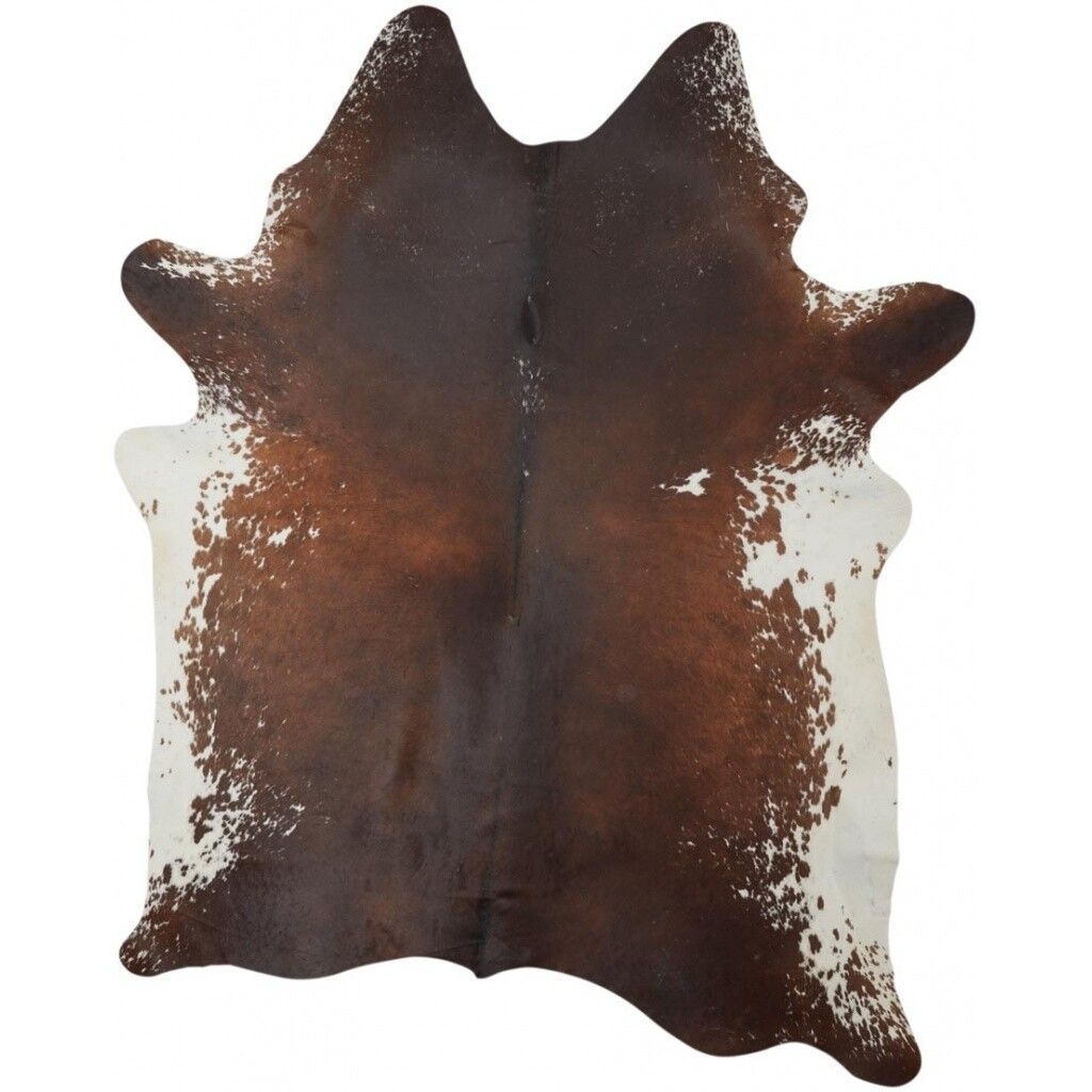 Cow Hide Rug | Dark Brown/Red | 4,52 sqm