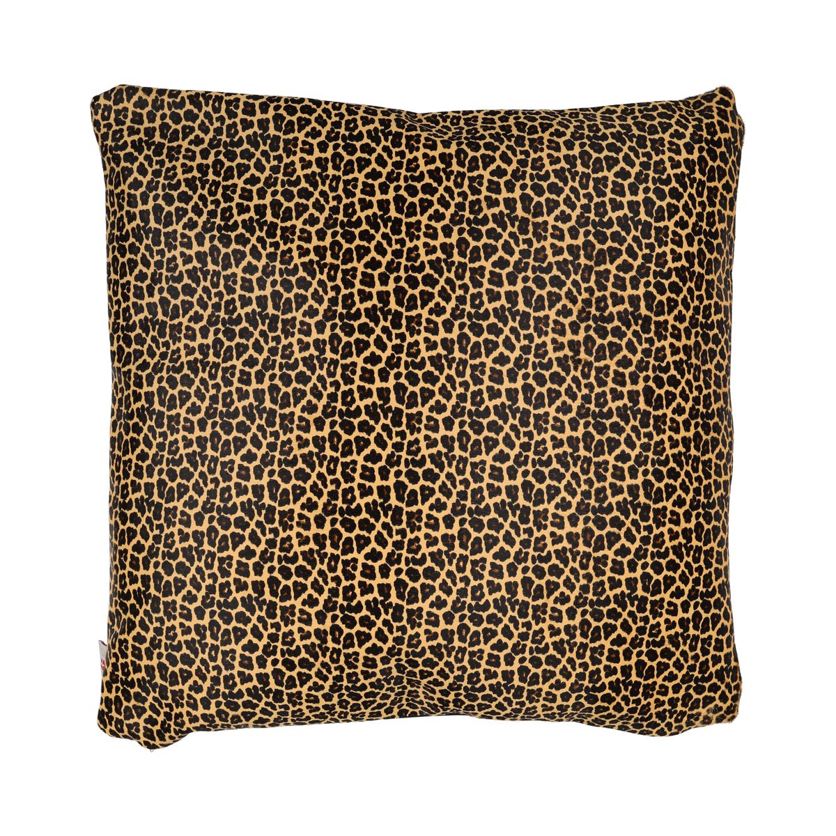 Premium Cowhide Cushion | Doublesided | Pattern Yellow/Brown/Black Leopard Print