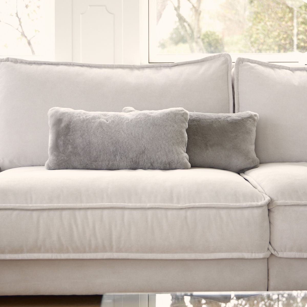 Moccasin Cushion | Doublesided | 28x56 cm Chestnut