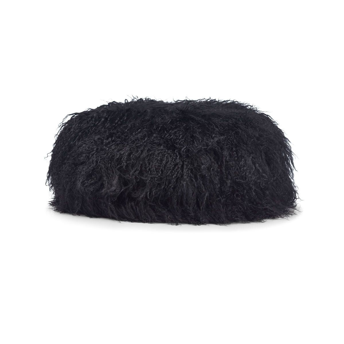 Tibetan Stool Cover | Ø35xH17 cm Black