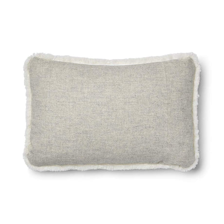 Short-Wool Sheepskin Cushion | 52x52 cm  | 34x52 cm  Silver/Ivory