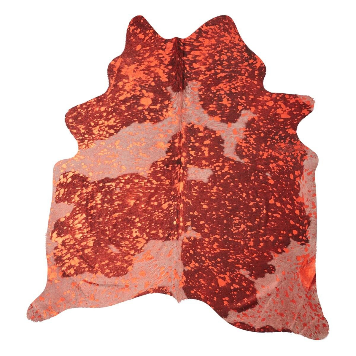 Cow Hide Rug | Chrystal Red | 3,55 sqm