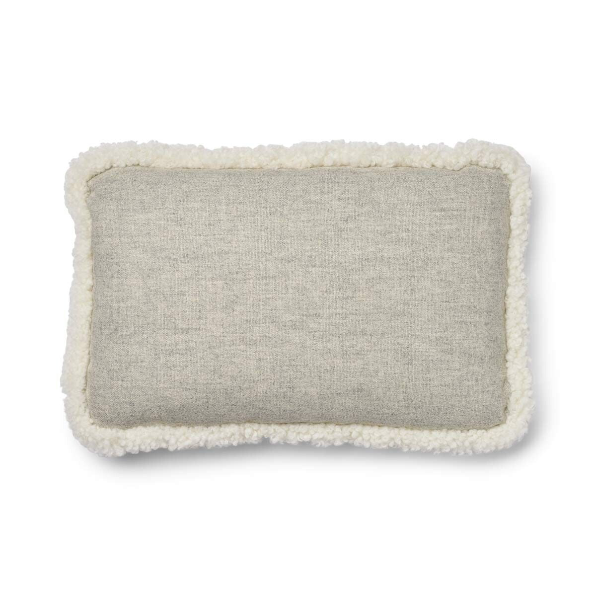 Short-Wool Sheepskin Cushion | SW trim | 52x52 cm | 34x52 cm