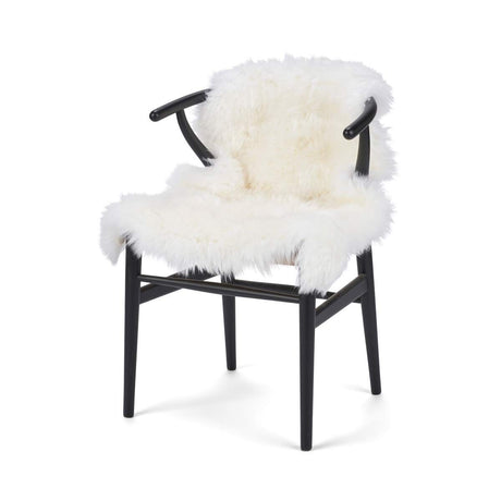 Merino Sheepskin Dyed | New Zealand | Long Wool | approx. 90x60 cm Ivory