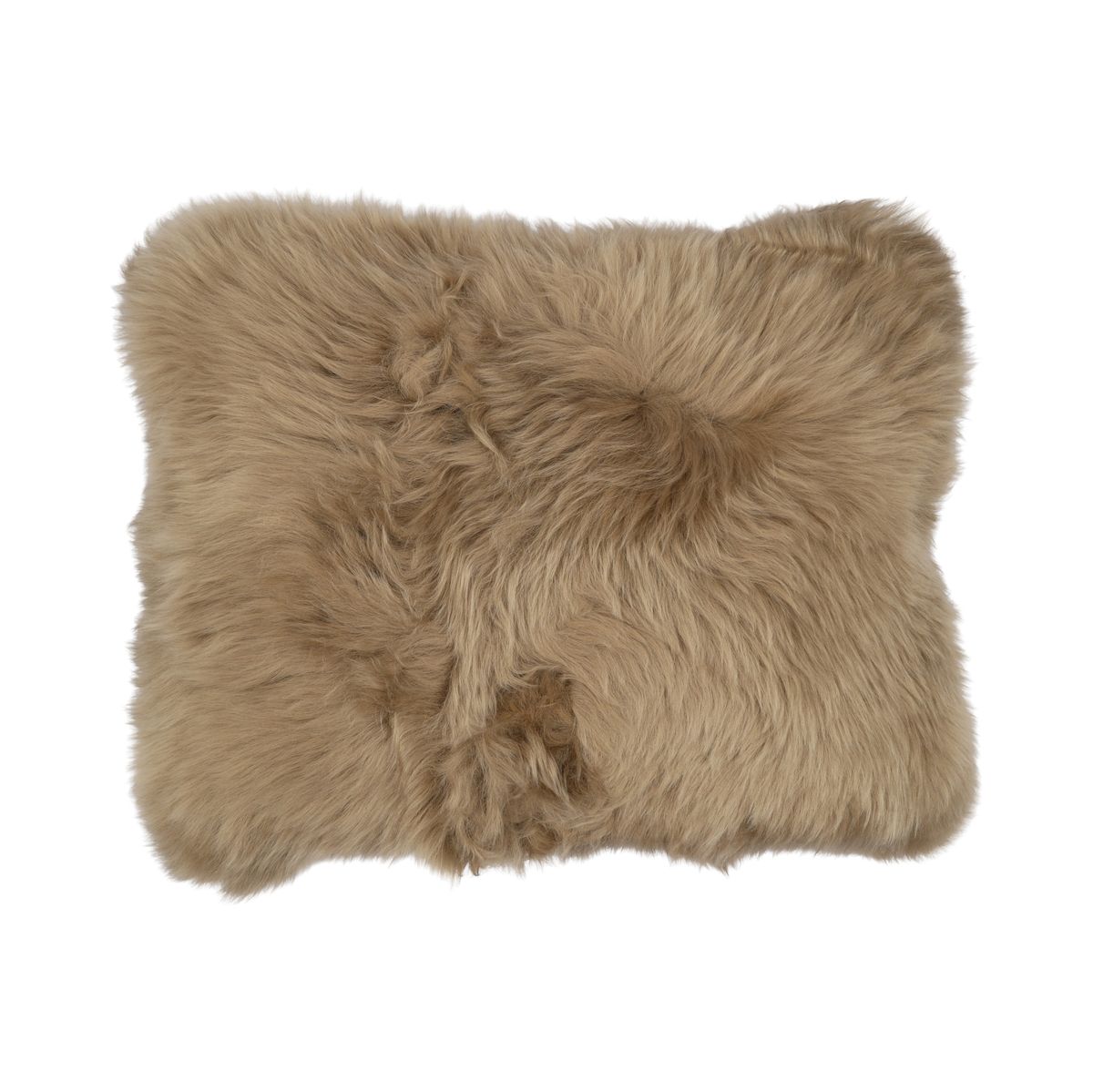 Sheepskin Cushion | Long Wool | New Zealand | 35x45 cm Taupe