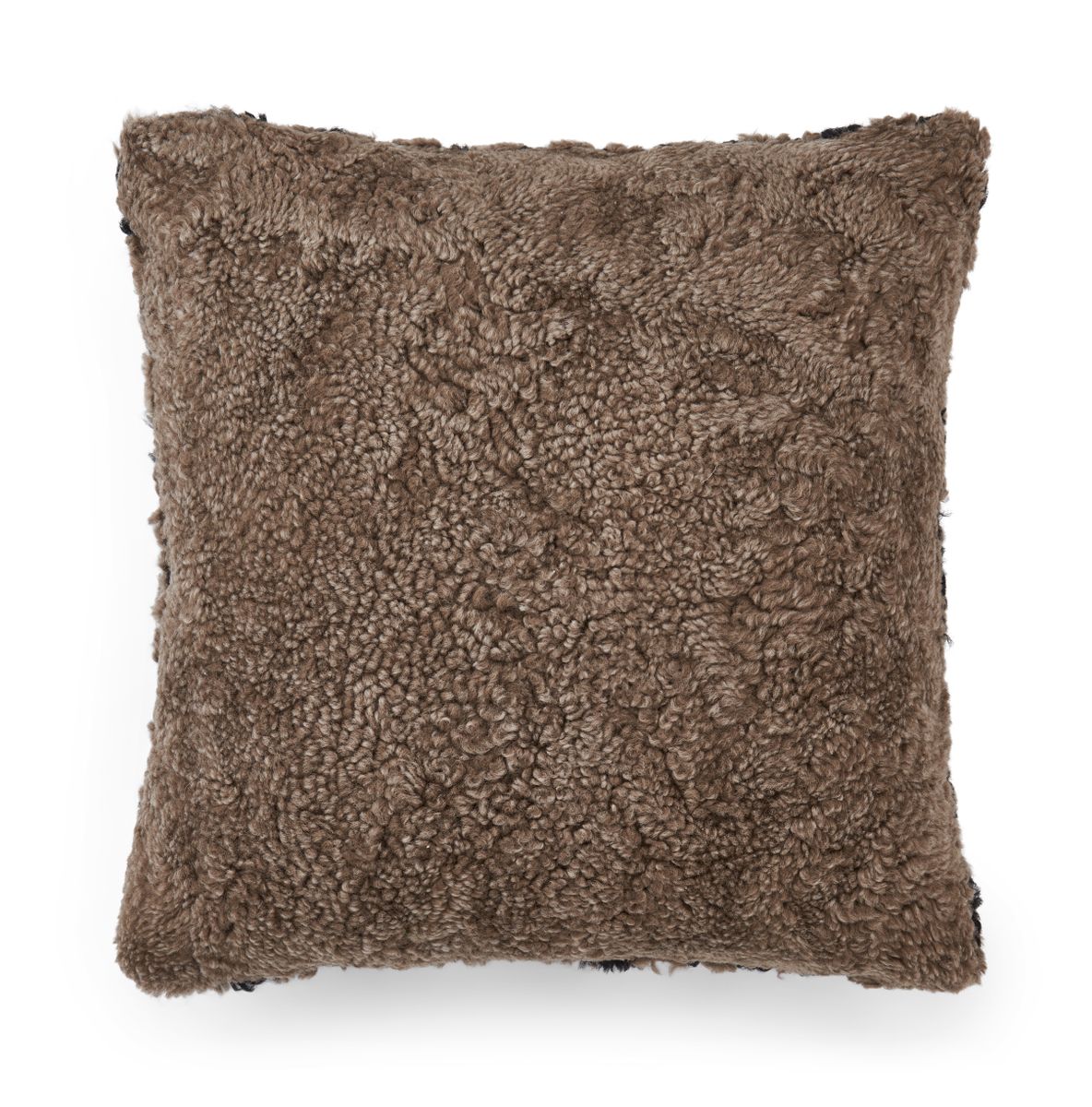 Short Wool Sheepskin Cushion | Doublesided | 50x50 cm