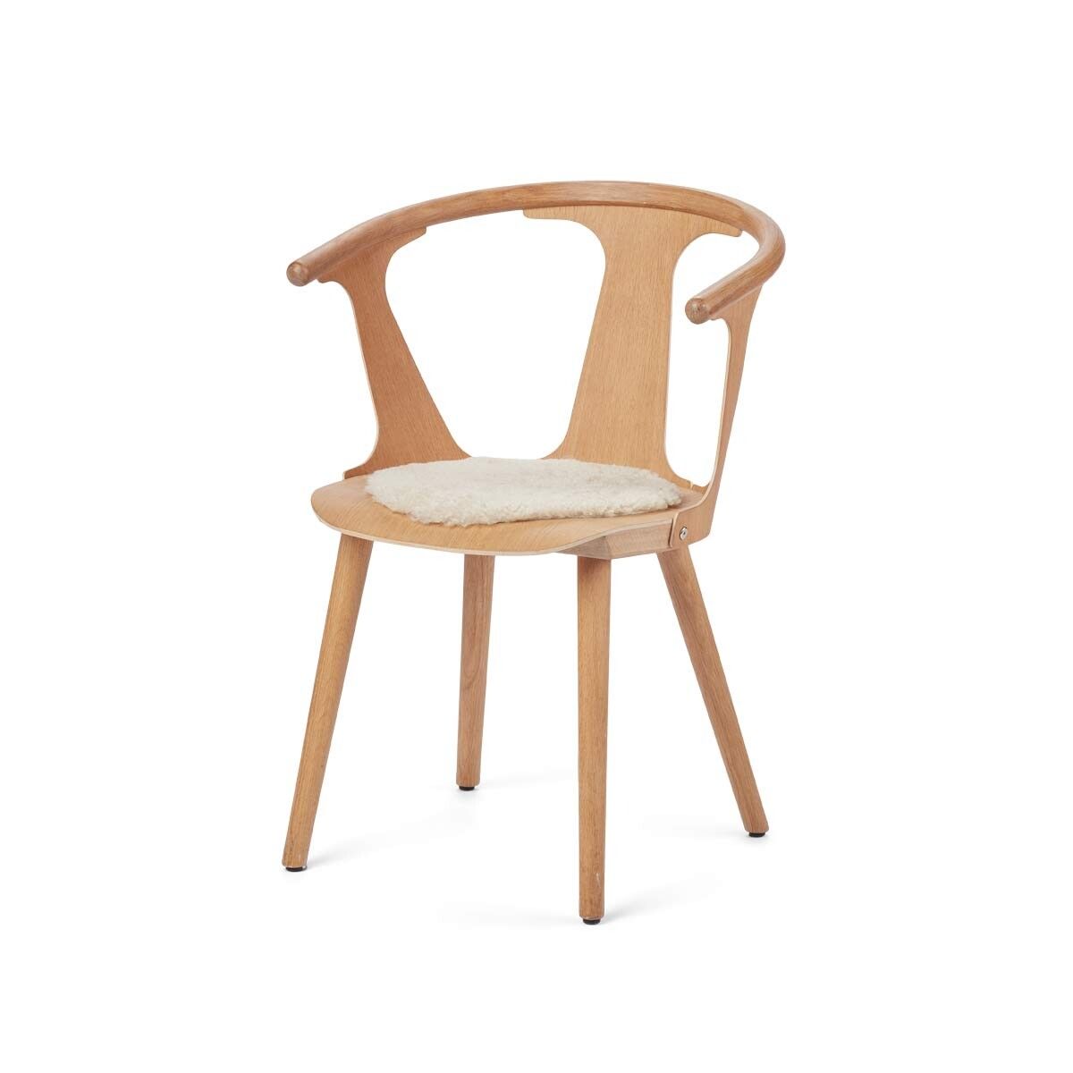 Short Wool Curly Sheepskin Seat Cover | Ø34 cm