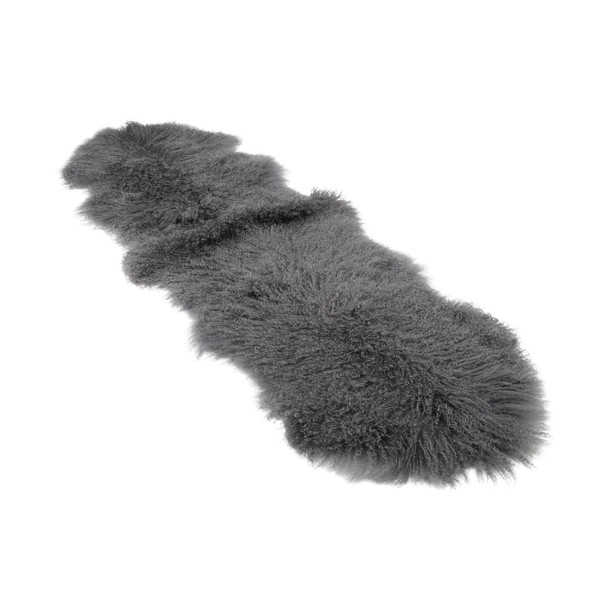 Double Tibetan Sheepskin | 150 x 55 cm Steel