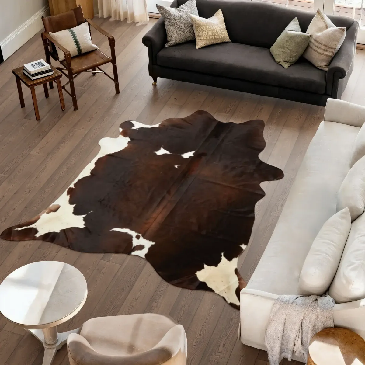 Premium Natural Cowhides | Brazil Champagne