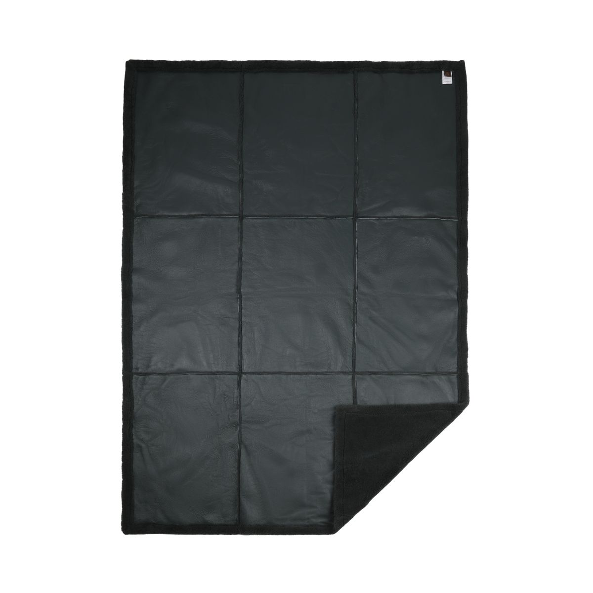 Addison Throw | Double Face Sheepskin | Short Wool Blue Grey