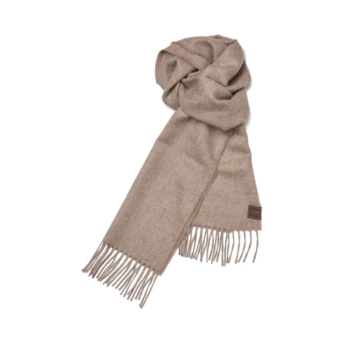 Scarf of Baby Alpaca Walnut Brown