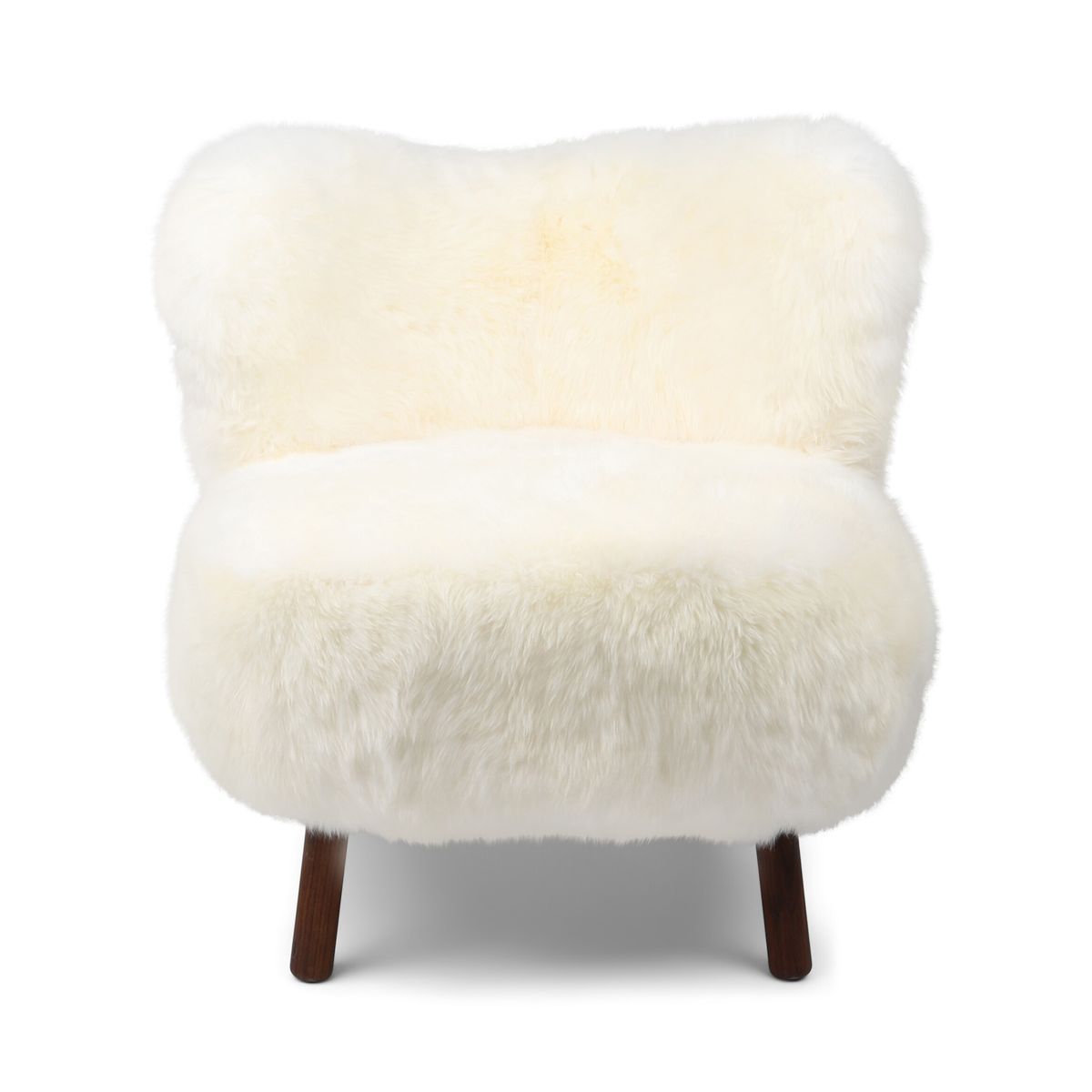 Ethan Puffy Lounge Chair Ivory