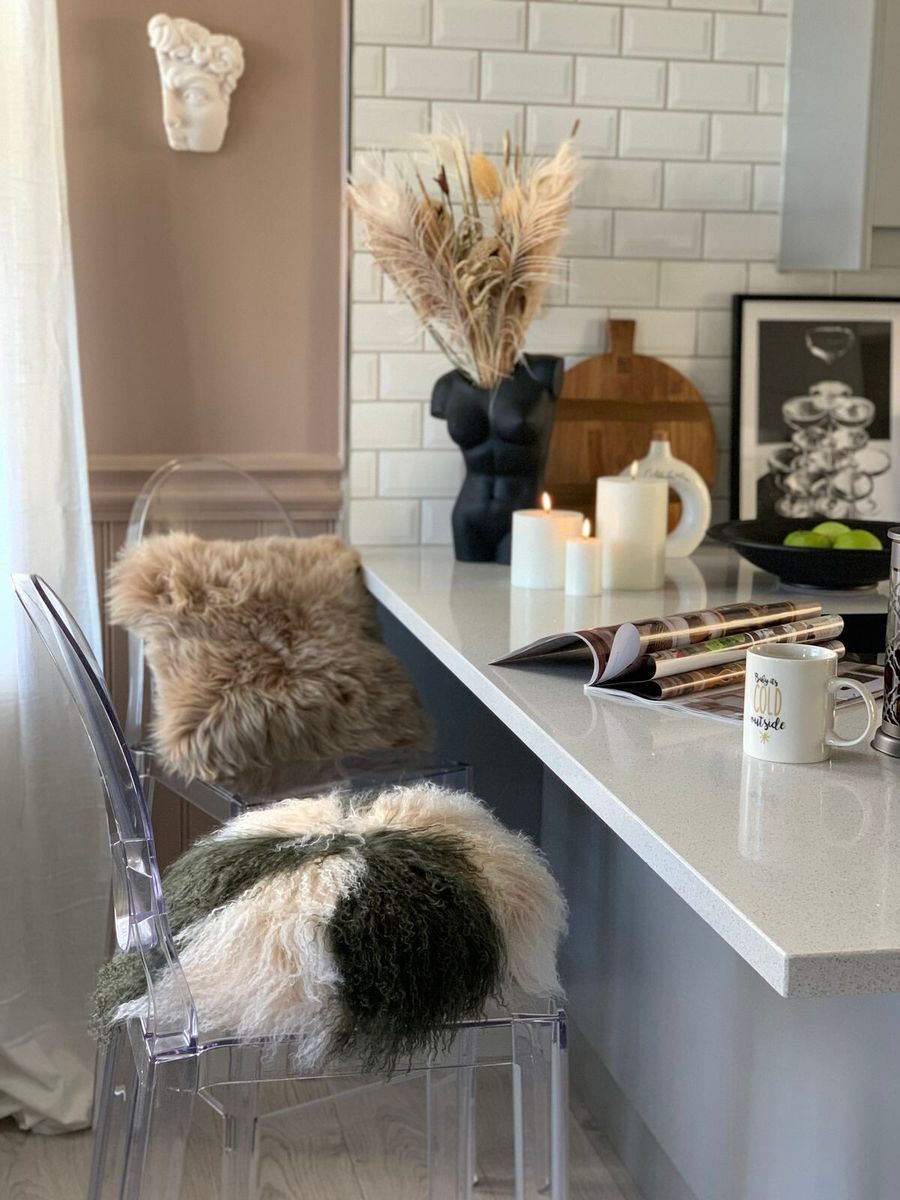 Curly Cake Cushion | Ø38 | Ø45 cm | Ø62 cm Arctic Sunrise