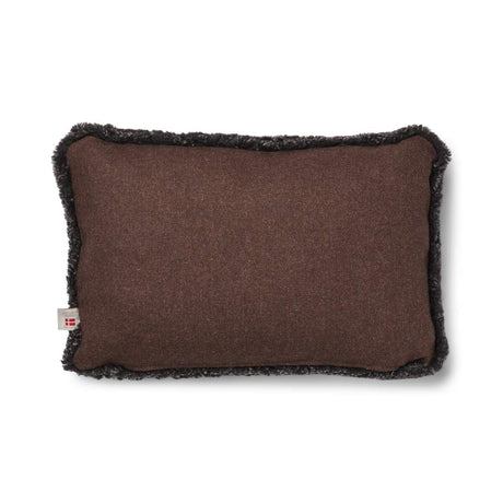 Short-Wool Sheepskin Cushion | 52x52 cm  | 34x52 cm  Brown/Cappuccino