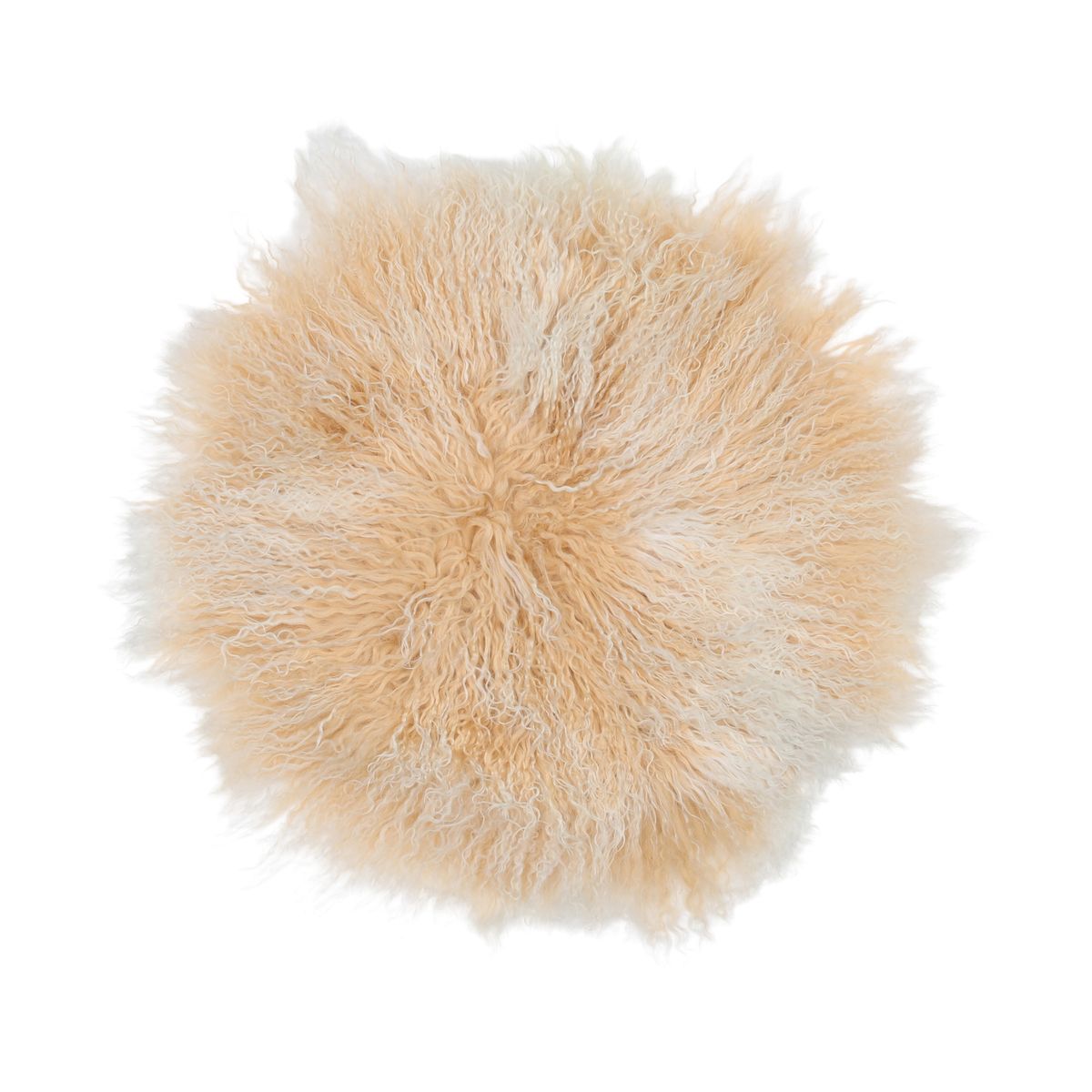 Seat Cover | Long Wool | ø34 cm Arctic Sunrise