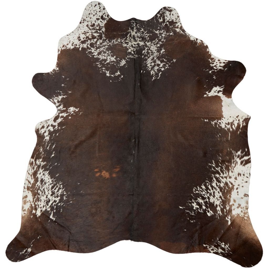 Cow Hide Rug | Dark Brown/Red | 2,9 sqm