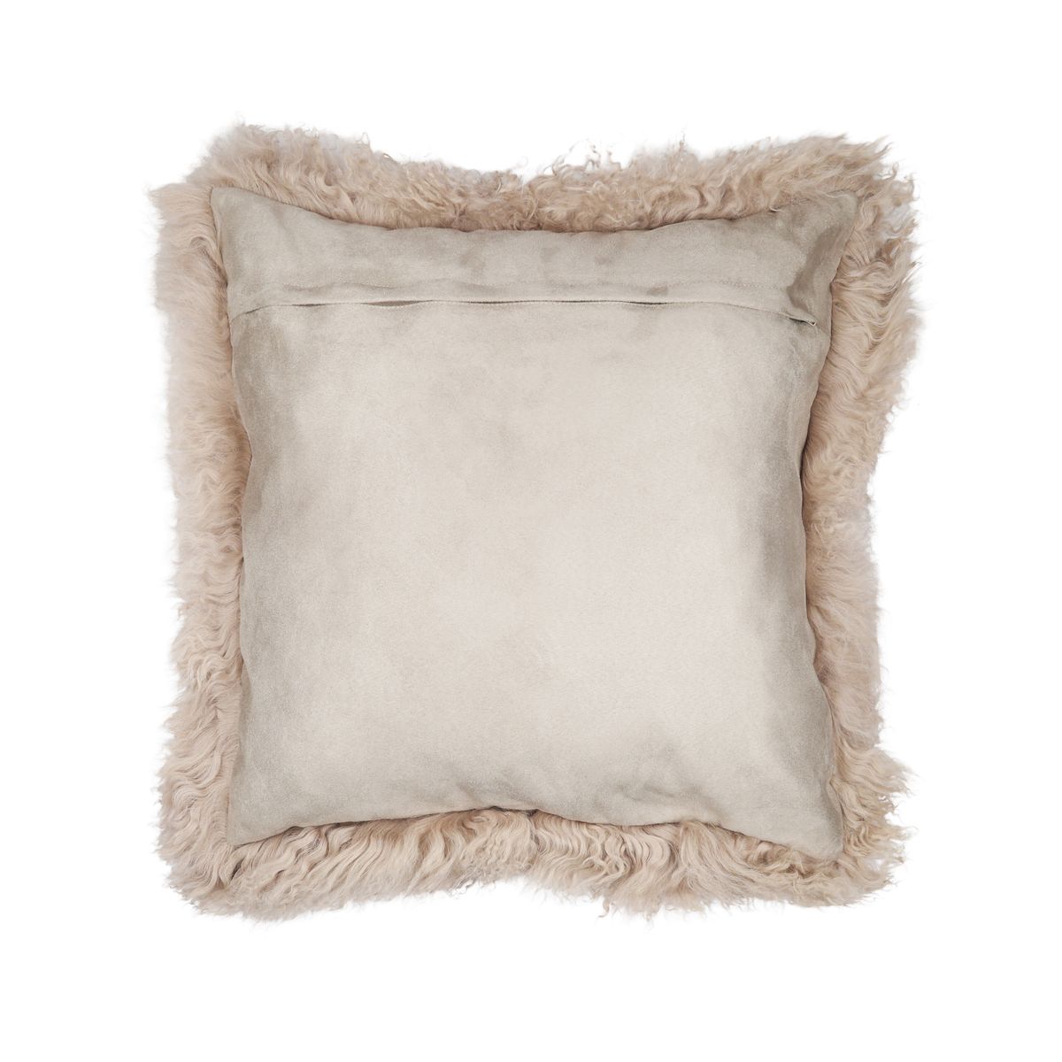 Sheepskin Cushion | Mongolian | 50x50 cm Dove