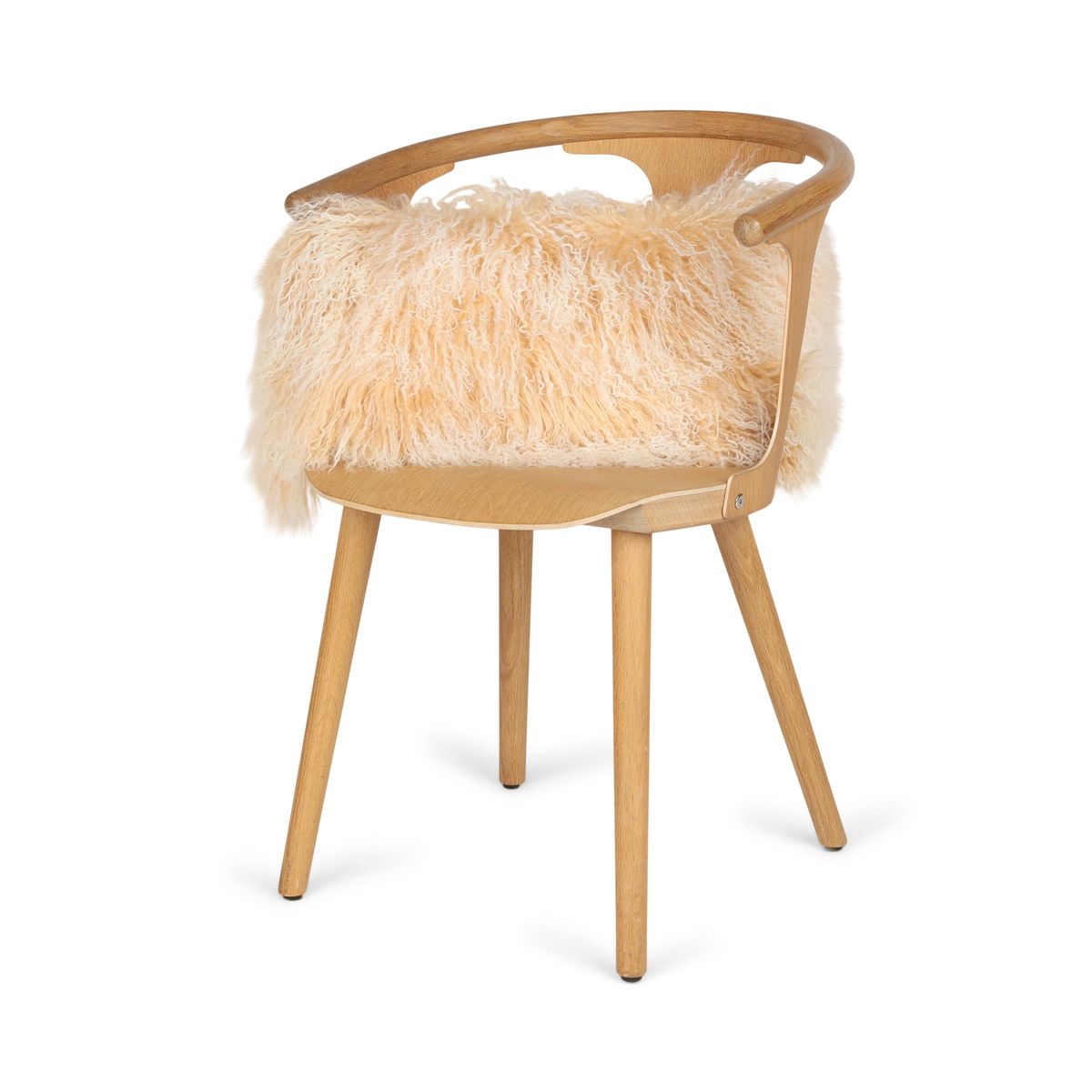 Mongolian Curly Cushion | 28x56 cm Arctic Sunrise