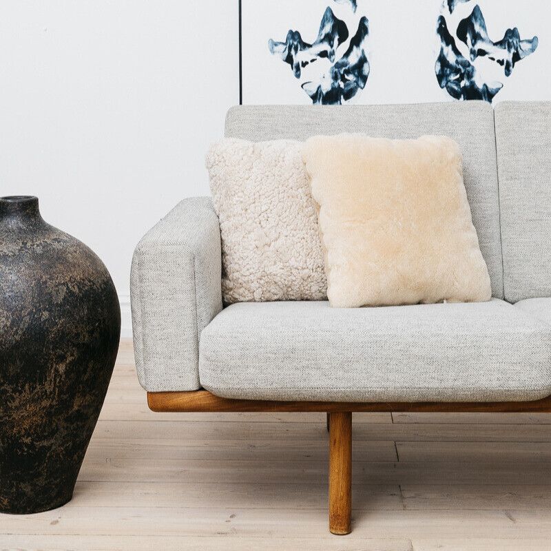 Moccasin Cushion | Doublesided | 40x40 cm Chestnut