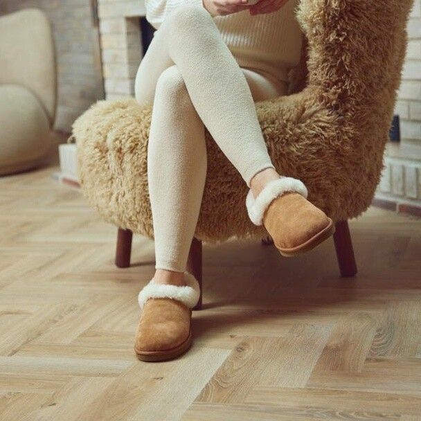 Hard Sole Slipper Black