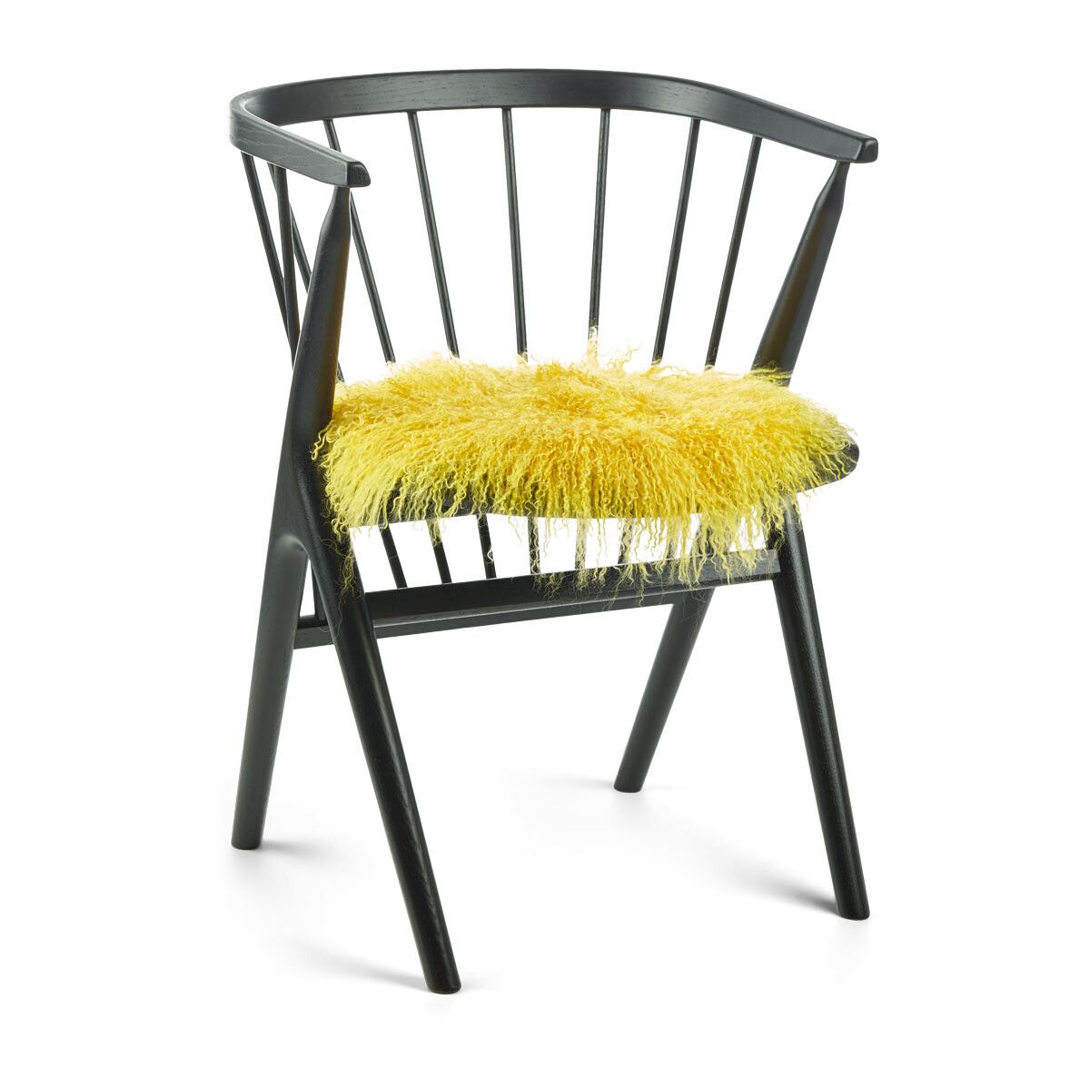 Tibetan Sheepskin Seat Cover | 38cm Lemon