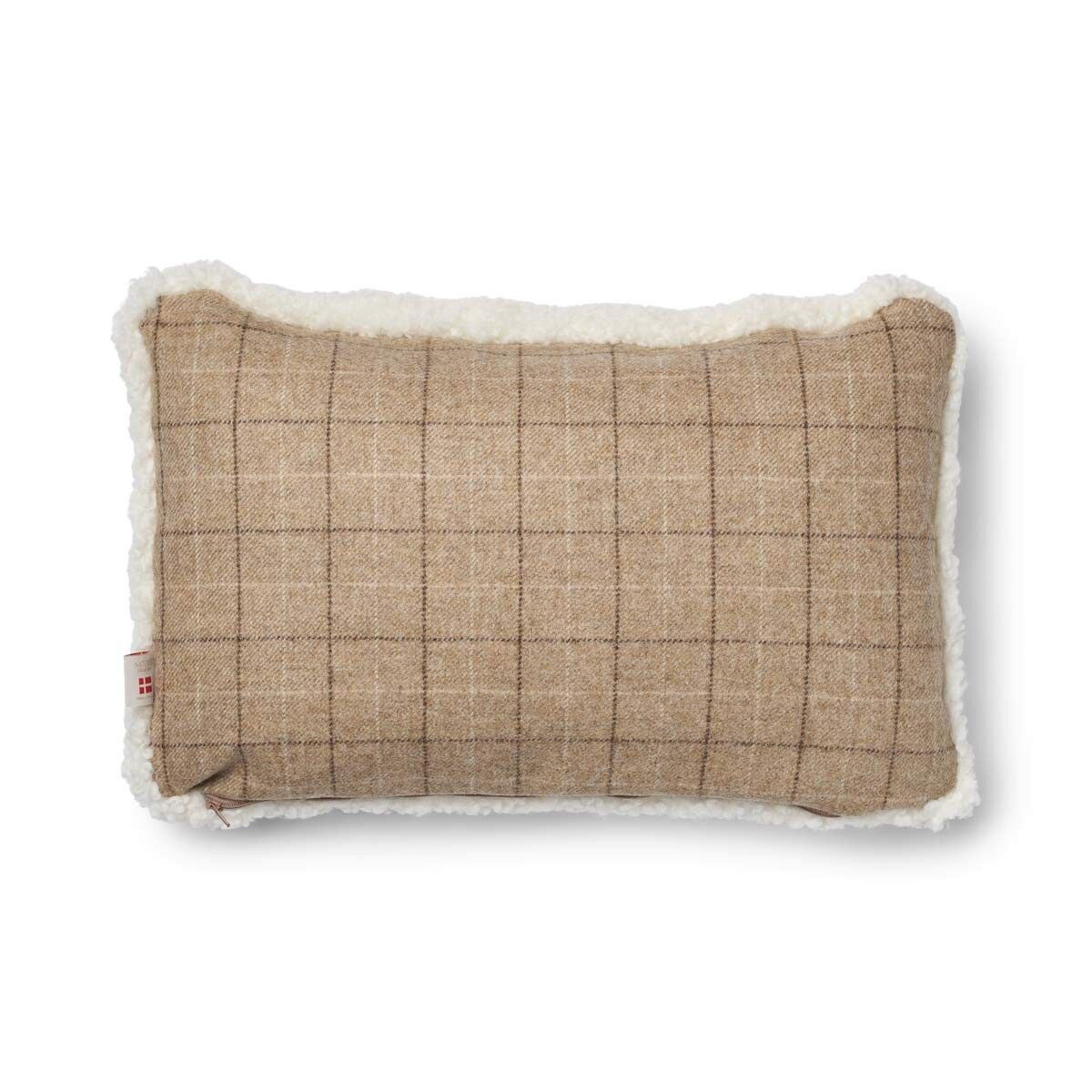 Two-sided Cushion | Short Wool | 34x52 cm