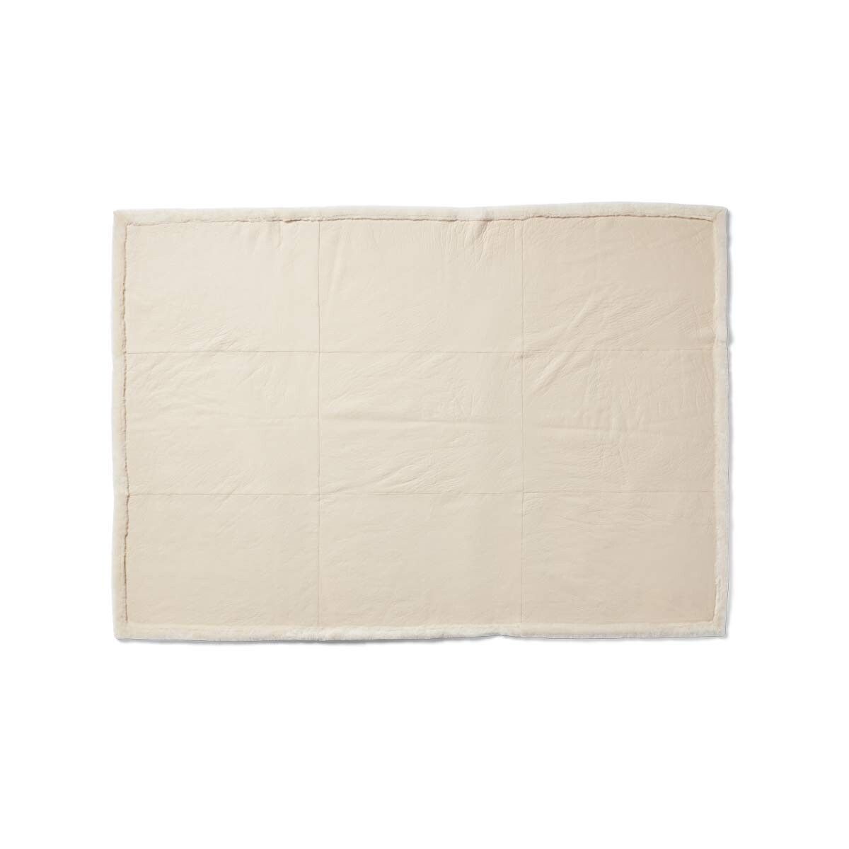 Angelina Throw | Doubleface Sheepskin | Short Wool Beige