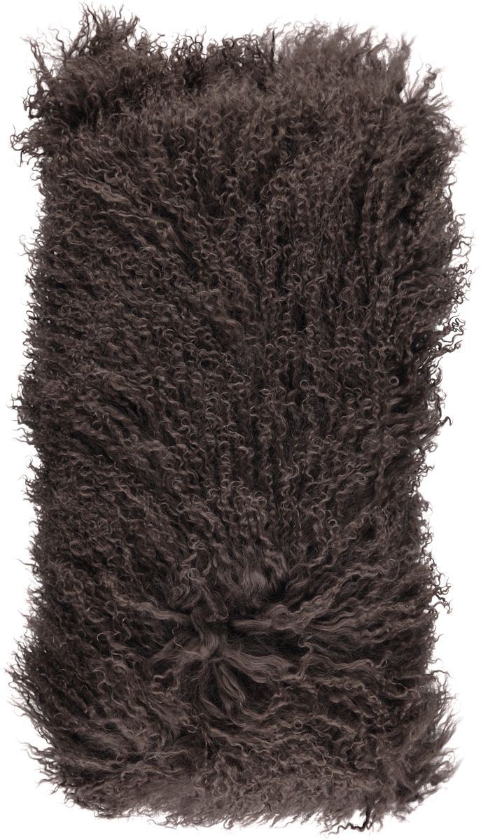 Mongolian Curly Cushion | 28x56 cm Taupe