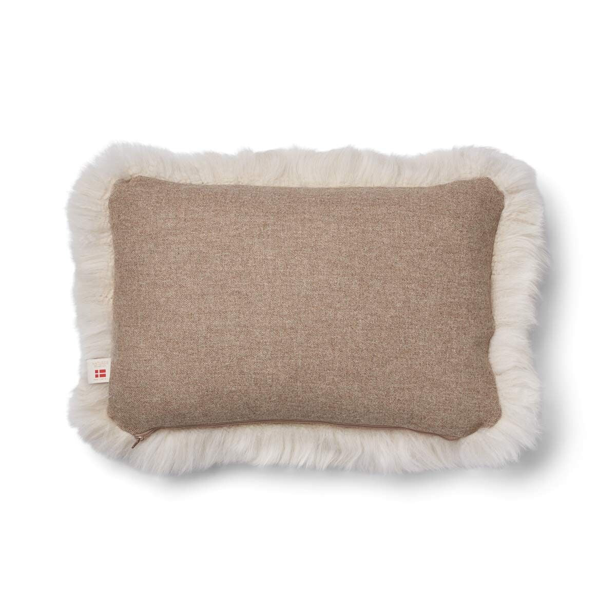 Long Wool Sheepskin Cushion | 34x52 cm