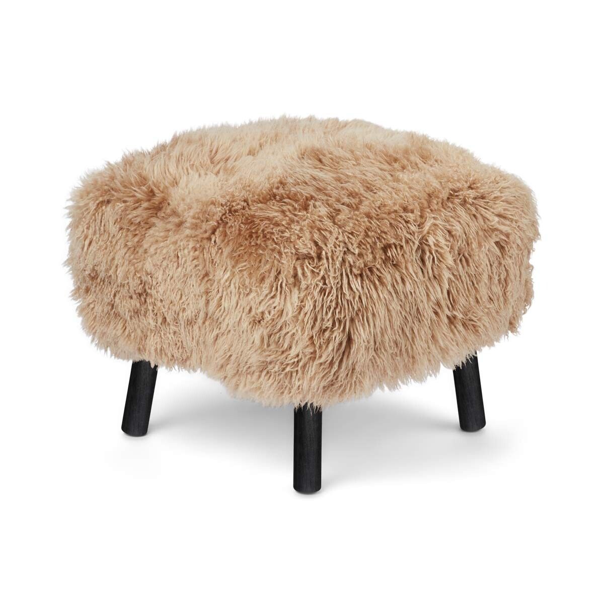 Emil Foot Rest | Long Wool Honey