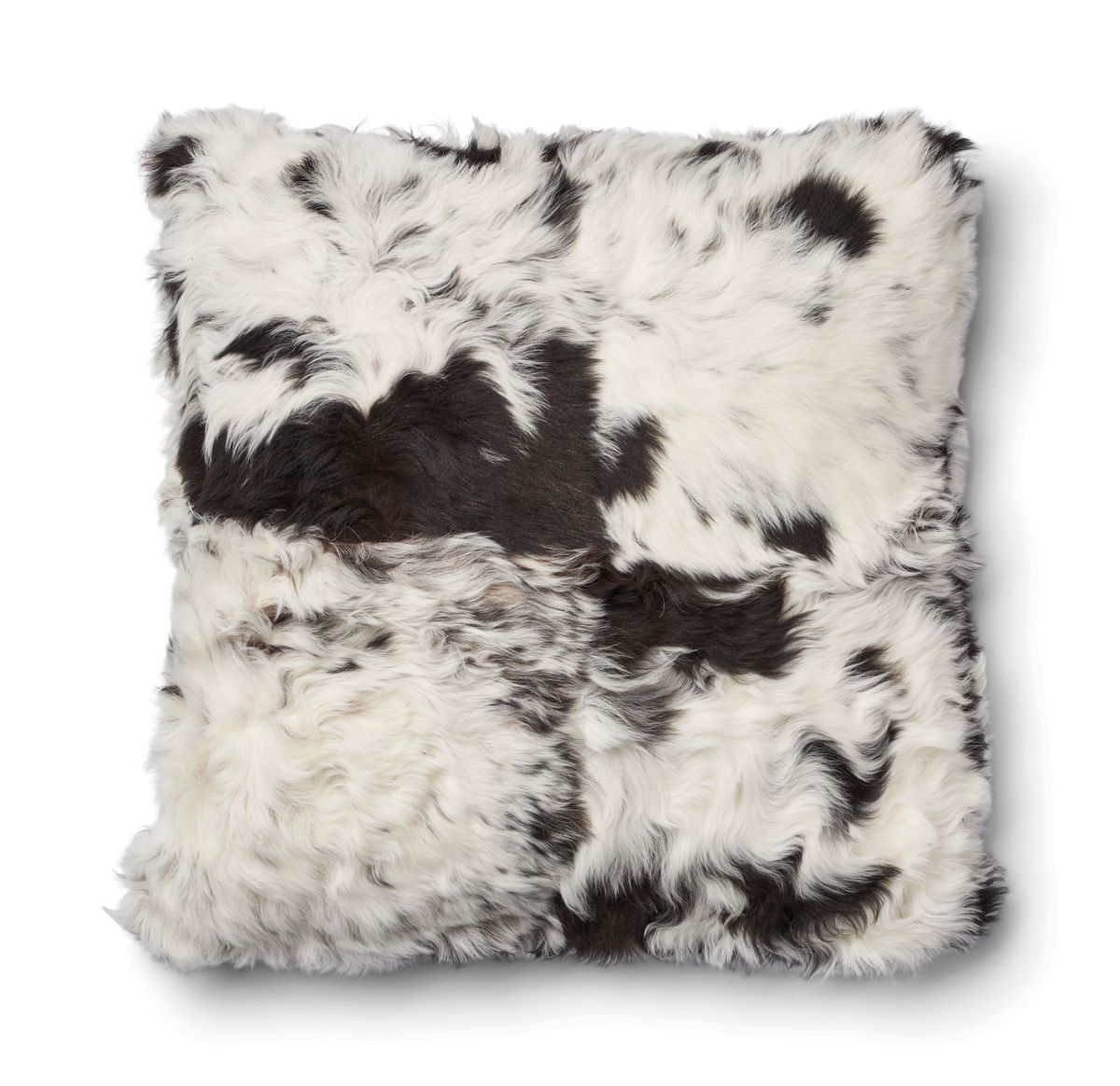 Tigrado Lamb Cushion | Doublesided Black/White Mix