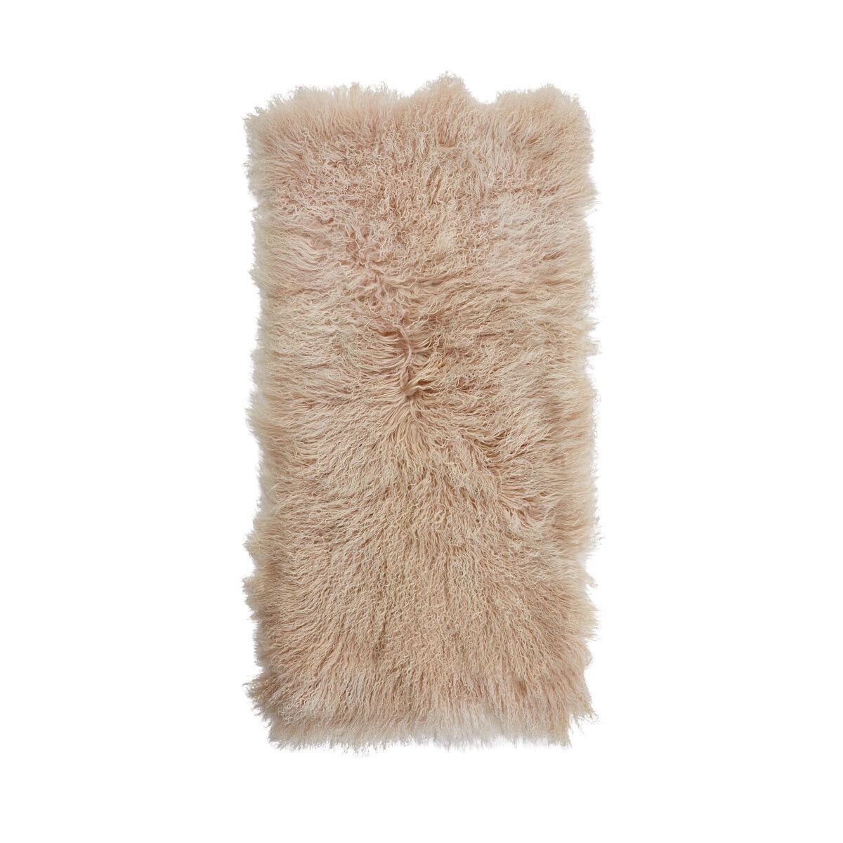 Plaid of Curly Sheepskin | 60x120 cm