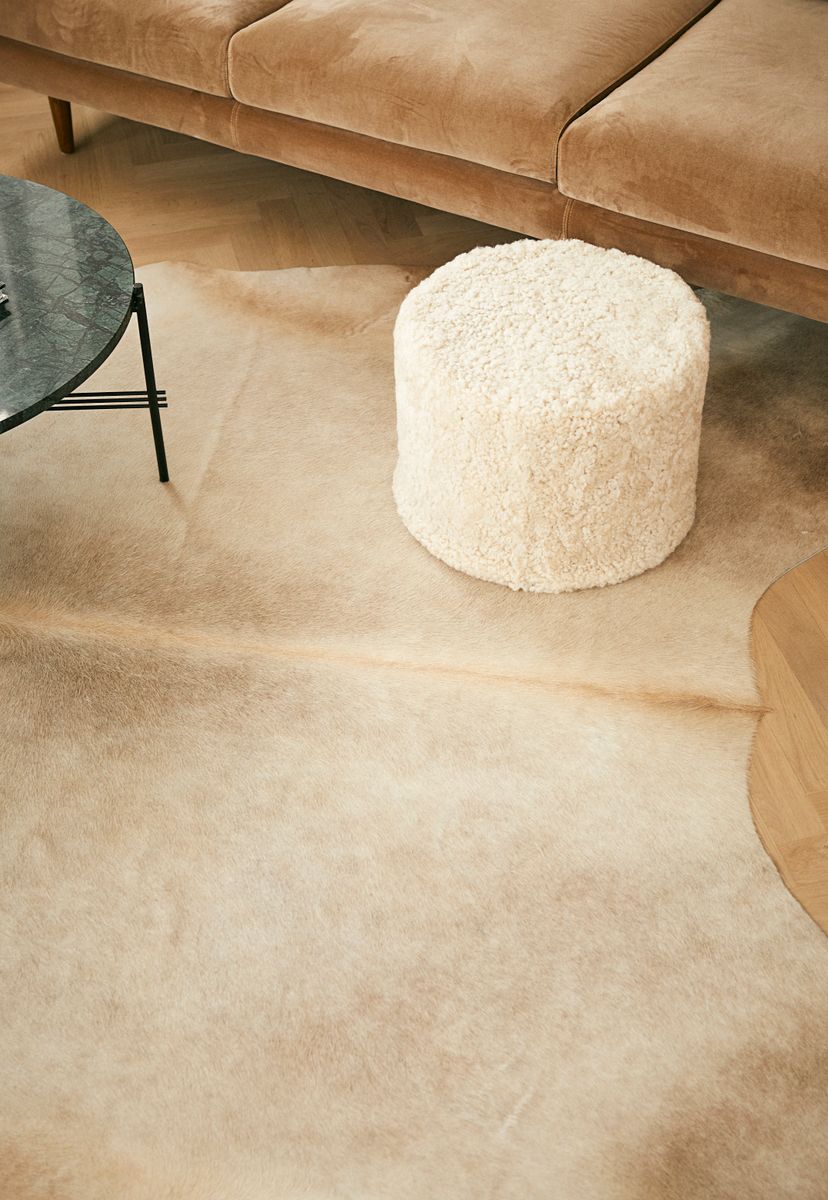Cow Hide Rug | Champagne | 4 sqm Champagne