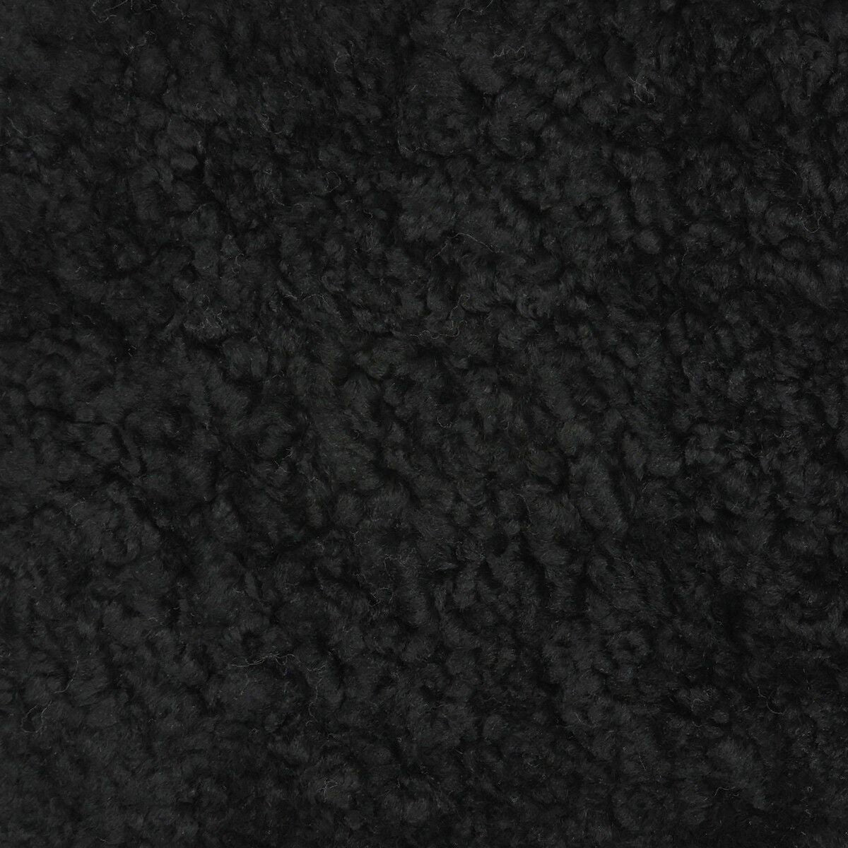 Emil Foot Rest | Short Wool Black