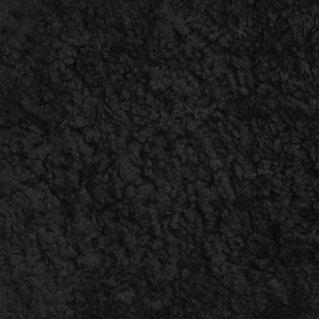 Emil Foot Rest | Short Wool Black