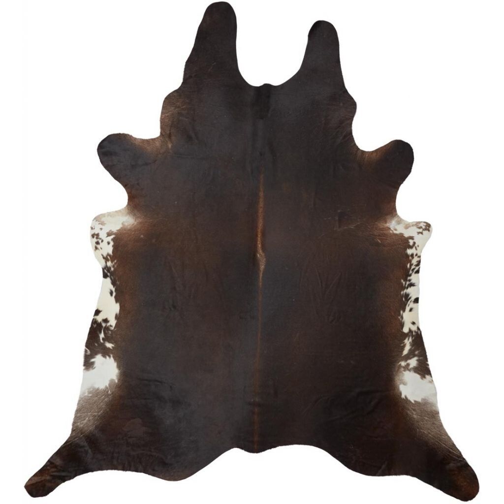 Cow Hide Rug | Dark Brown/Red | 4,06 sqm