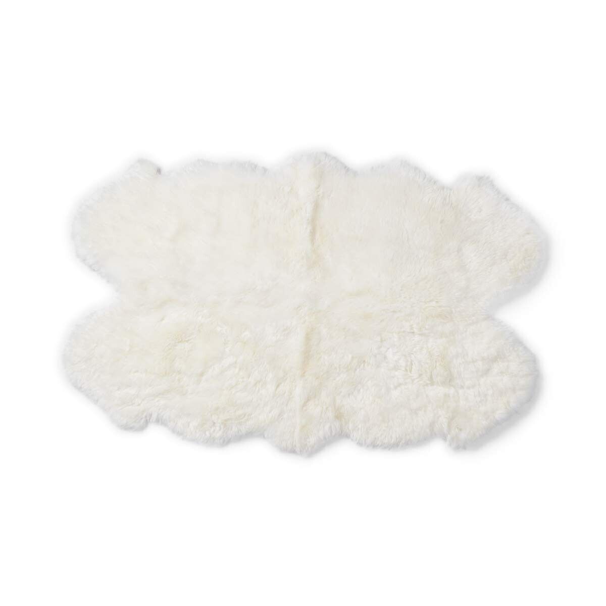 Merino Sheepskin Rug | Long Wool | 170x110 cm Ivory