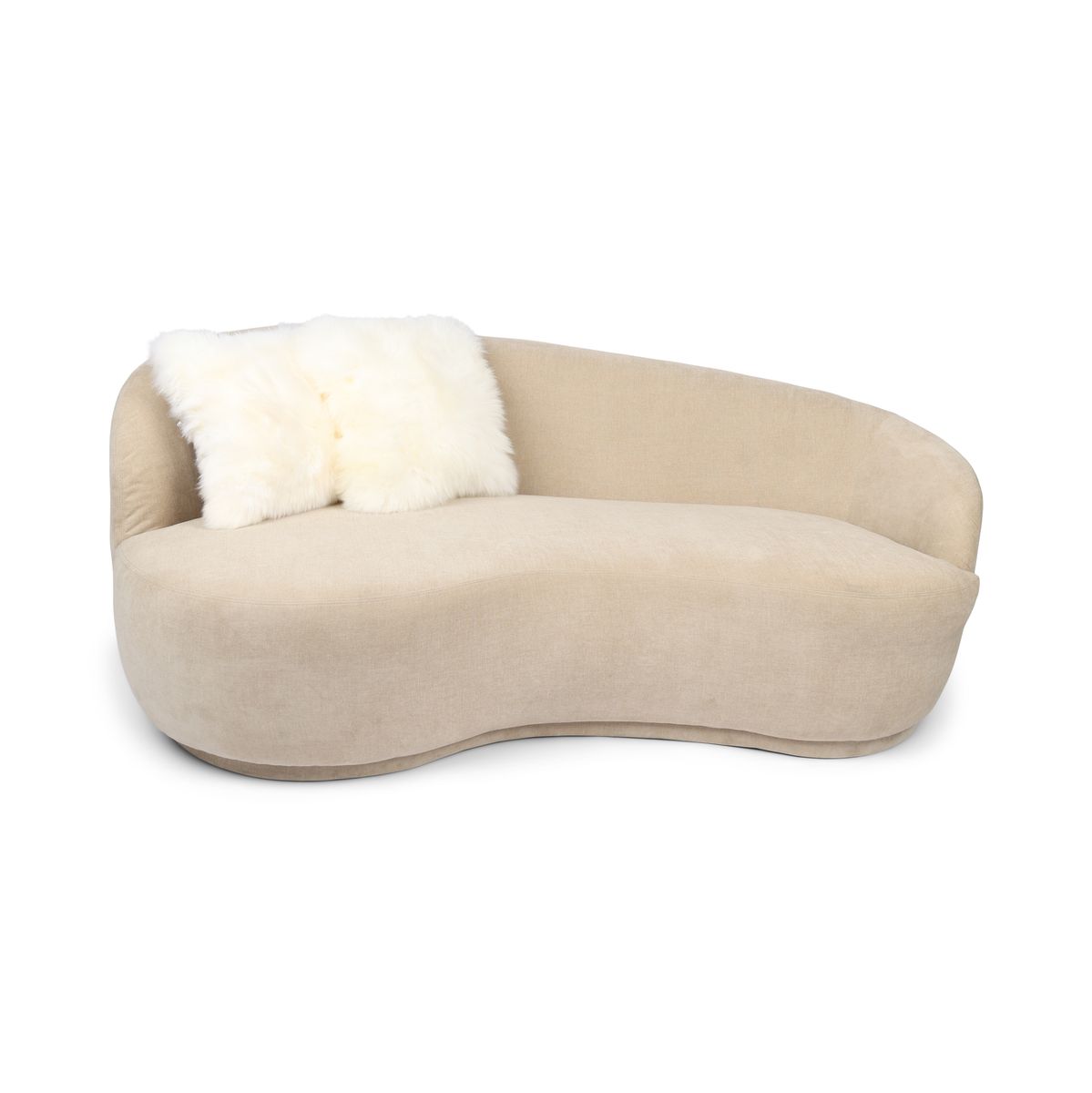 Cushion Cover | Long Wool | New Zealand | 40x40 cm Ivory