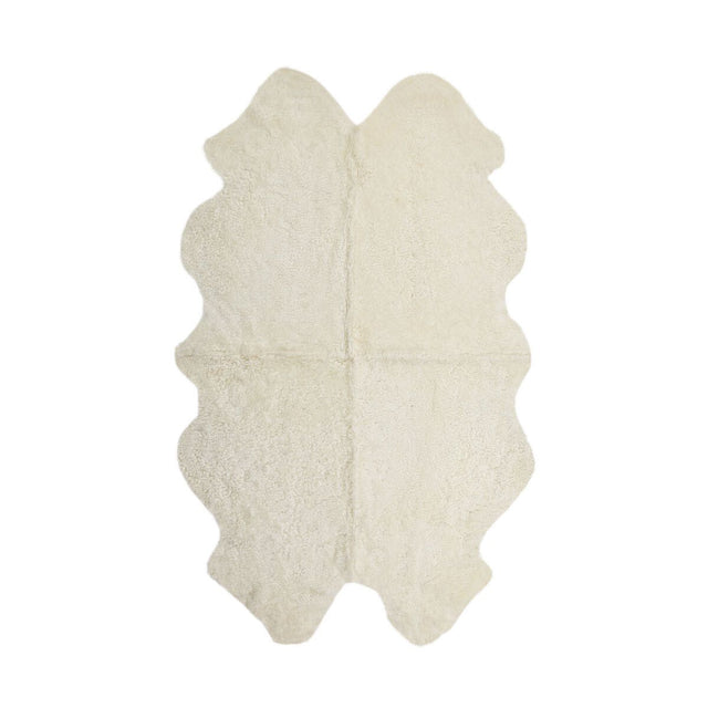 Quadruple Sheepskin Rug | New Zealand | Short Wool Curly | 170x110 cm