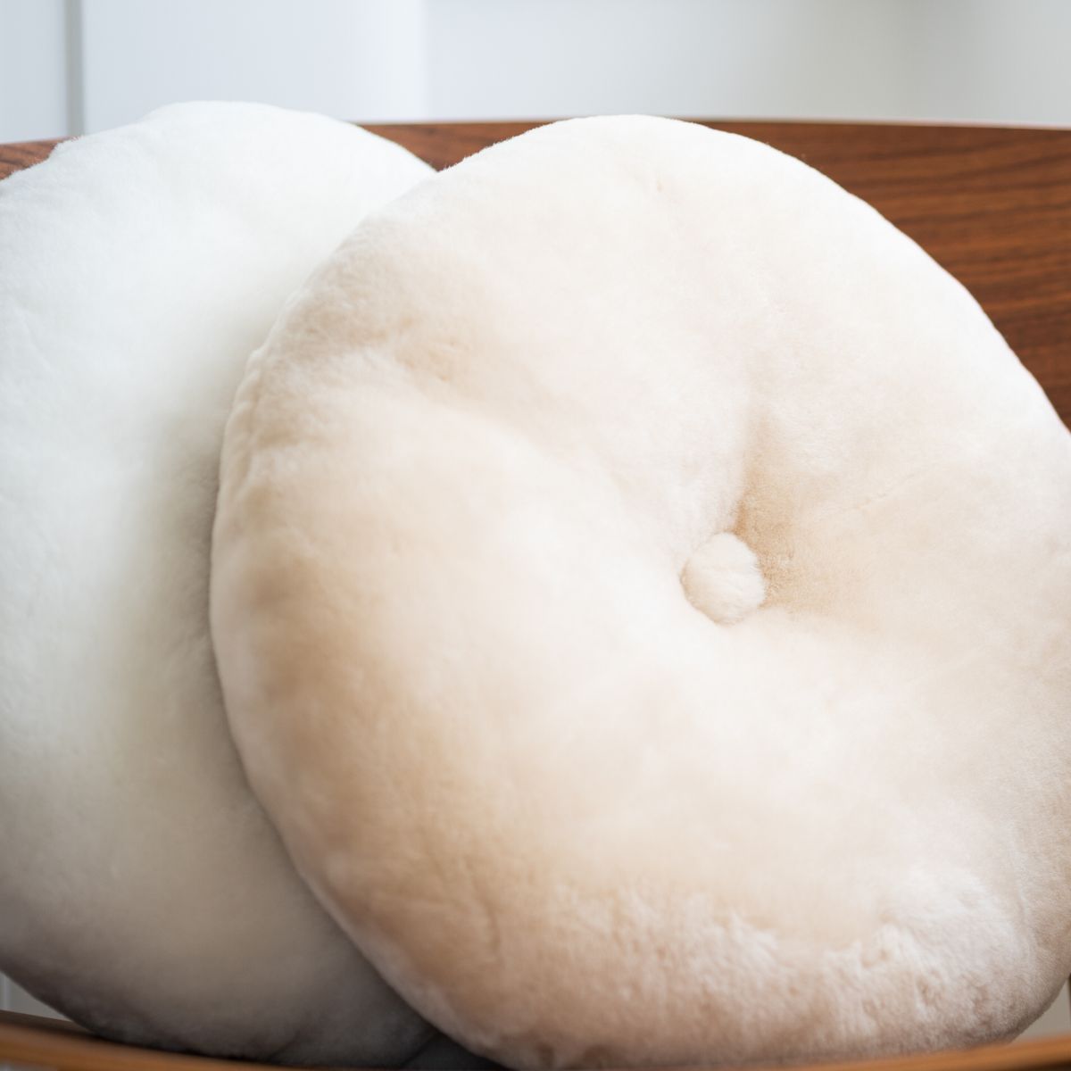 Moccasin Cushion | Doublesided | Ø45 cm Chestnut