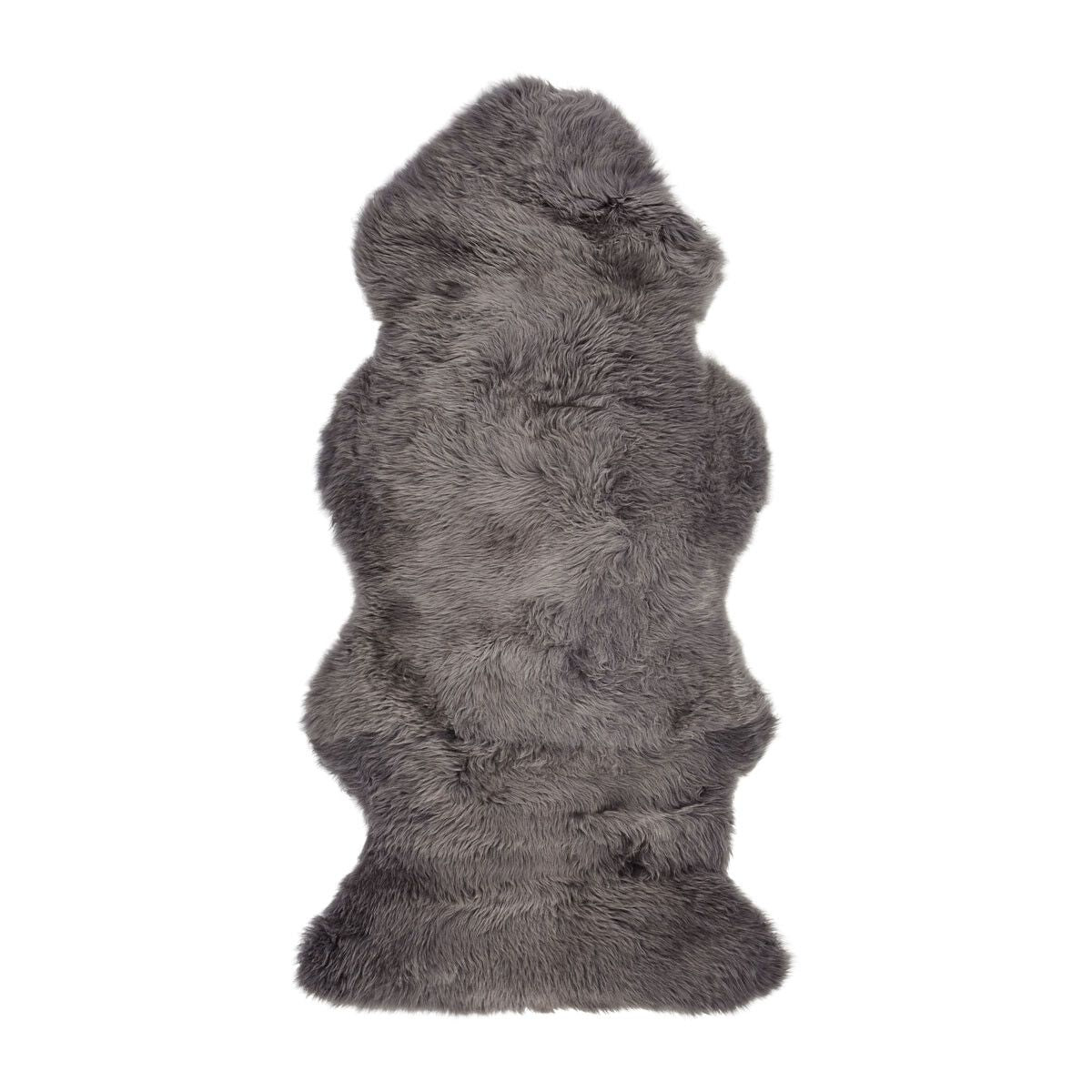 Premium Quality | New Zealand Sheepskin | Long Wool | Rug 135 cm Steel