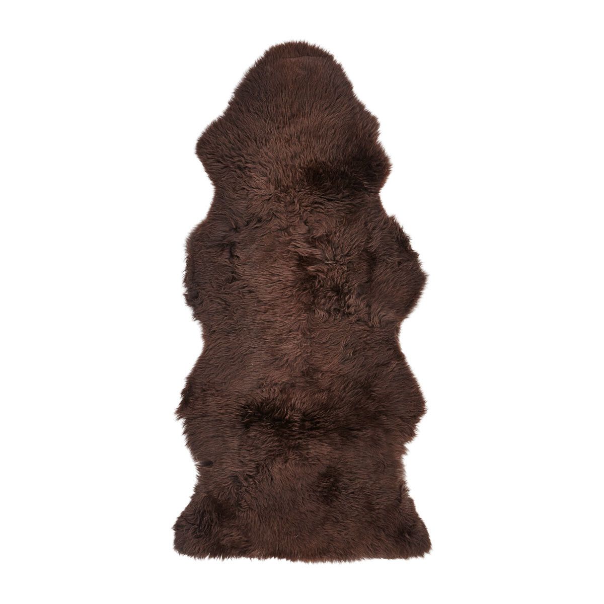Premium Quality | New Zealand Sheepskin | Long Wool | Rug 135 cm Chocolate