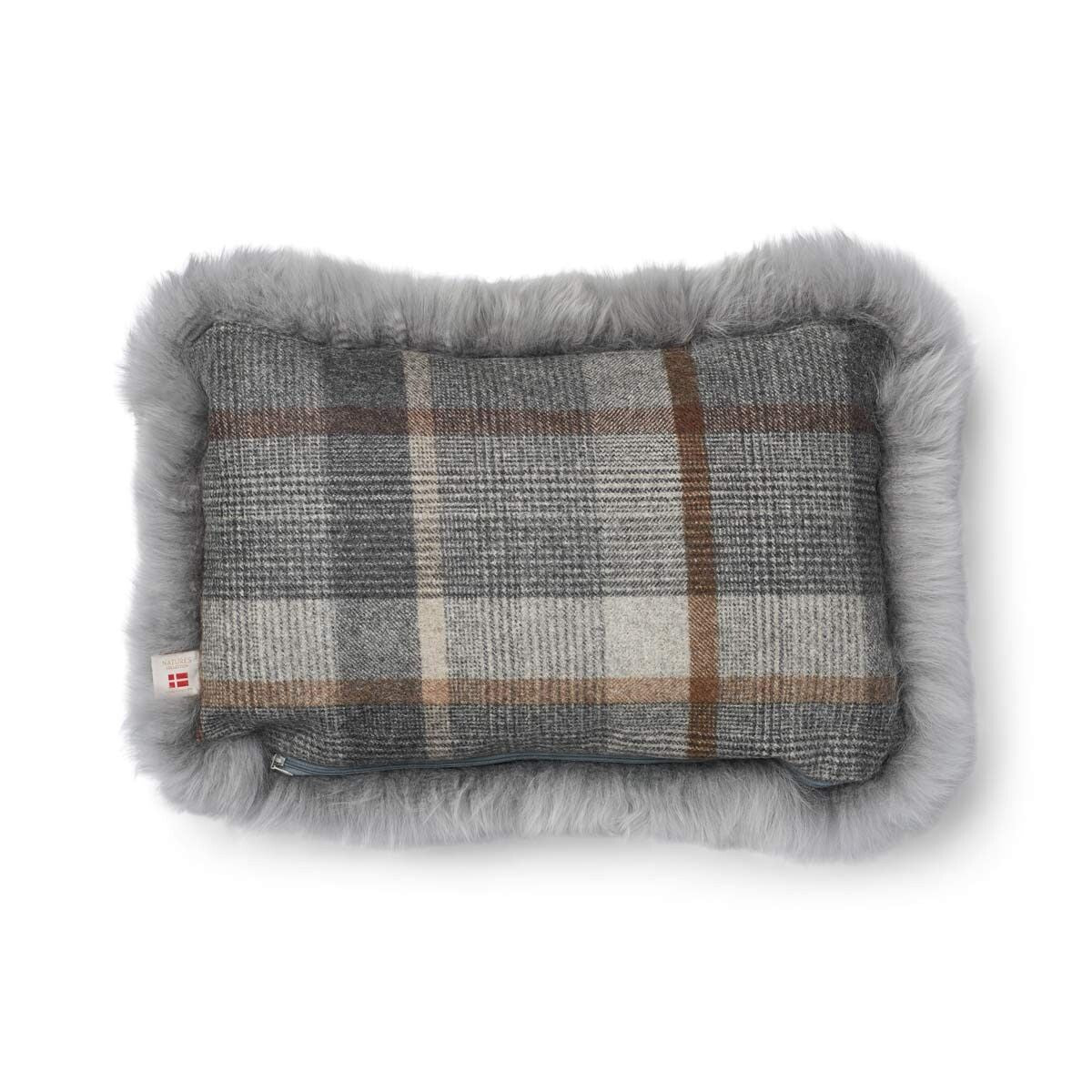 Two-sided Cushion | Long Wool | 34x52 cm