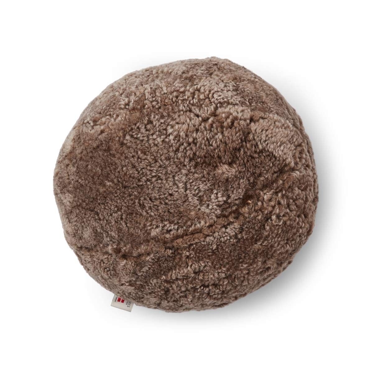 Angelite Cushion | Ø25 cm | Ø30 cm | Ø35 cm | Short Wool Taupe